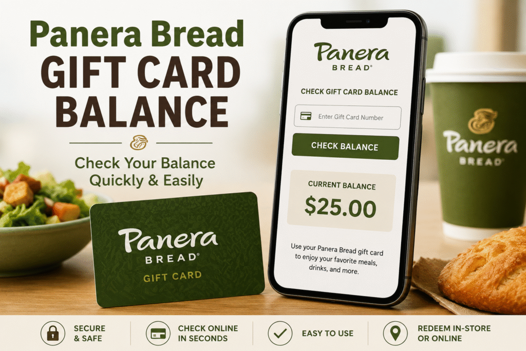 Panera Bread Gift Card Balance